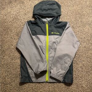 Columbia Kids Gray and Dark Gray Raincoat